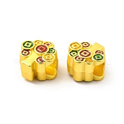 Rack Plating Alloy Enamel European Beads&nbsp;FIND-I034-11MG