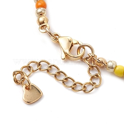 Natural Pearl & Seed Beaded Necklace&nbsp;NJEW-JN04649-01