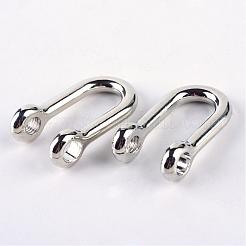 Alloy D-Ring Anchor Shackle Clasps&nbsp;PALLOY-S078-P