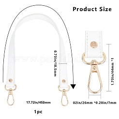 Imitation Leather Bag Handles&nbsp;PURS-WH0005-10G-02