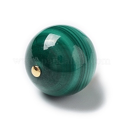 Natural Malachite Round Pendants&nbsp;G-P501-07G