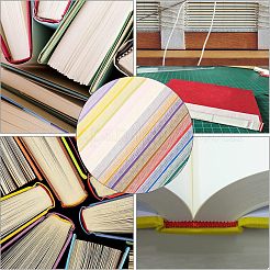 14 Yards Polyester Book Headbands&nbsp;SRIB-FH0001-03
