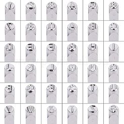 Iron Metal Stamps Set&nbsp;AJEW-BC0005-92