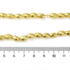 Electroplated Strong Magnetic Synthetic Hematite Beads Strands&nbsp;G-P518-03B