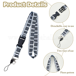 4Pcs Polyester Mobile Straps&nbsp;HJEW-HS0001-07B