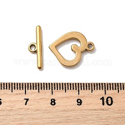 304 Stainless Steel Toggle Clasps&nbsp;STAS-B102-08B