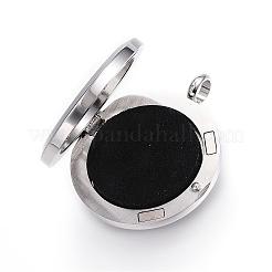 316 Surgical Stainless Steel Diffuser Locket Pendants&nbsp;STAS-P102-033G