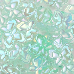 UV Plating Rainbow Iridescent Imitation Jelly Acrylic Beads&nbsp;OACR-K003-012A