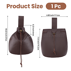 1Pc Imitation Leather Wishing Bottle Cover&nbsp;AJEW-CL0003-53B