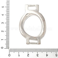 Alloy Crystal Rhinestone Oval Connector Links Charms&nbsp;FIND-M052-10P-NR