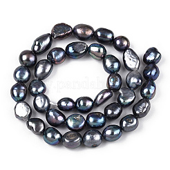 Natural Cultured Freshwater Pearl Beads Strands&nbsp;PEAR-N014-07I