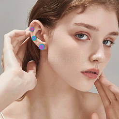 12Pcs 3 Styles 304 Stainless Steel Cuff Earrings&nbsp;EJEW-HS0001-36RC