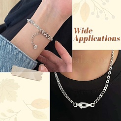 2Pcs 2 Styles Stainless Steel Lobster Claw Clasps&nbsp;STAS-CJ0003-62