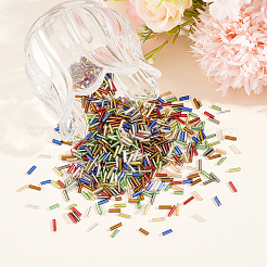 6000Pcs Glass Bugle Beads&nbsp;SEED-ME0001-28