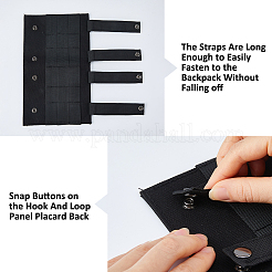 Nylon Tactical Molle Hook and Loop Panel&nbsp;DIY-WH0698-036A