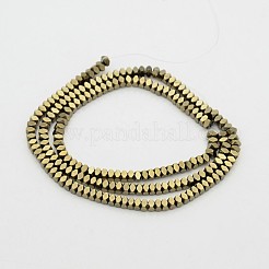 Rhombus Non-magnetic Synthetic Hematite Beads Strands&nbsp;G-D617-03