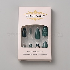 ABS Plastic Press On False Nails&nbsp;MRMJ-WH20004-25A