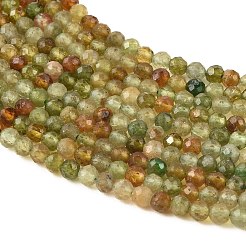Natural Green Tourmaline Beads Strands&nbsp;G-Z106-A07-4mm