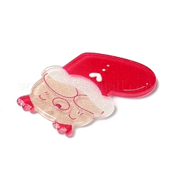 Christmas Translucent Resin Pendants&nbsp;RESI-K019-09B