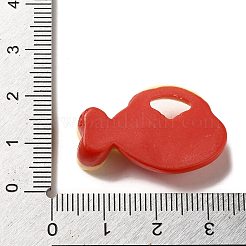 バレンタインデーのテーマの不透明樹脂デコデンカボション  ロック  18x29x8.5mm&nbsp;LS-RESI-G092-01B
