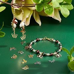 240Pcs 8 Style 201 Stainless Steel Charms&nbsp;STAS-UN0028-10