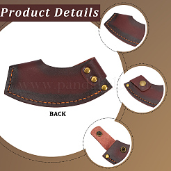 Cowhide Leather Axe Cover&nbsp;AJEW-WH20018-303