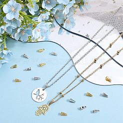 真鍮スナップオンベイル600色2個  ニッケルフリー  プラチナ·ゴールデン  8.5x3.5mm  穴：2.5x7.5mm  300個/カラー&nbsp;KK-SP0002-24