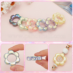 30Pcs Transparent Acrylic with Enamel Beads&nbsp;MACR-SP0001-04