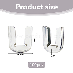 亜鉛メッキキャップ100個  プラチナ  15x13.5x3mm  100個/セット&nbsp;FIND-DC0007-97