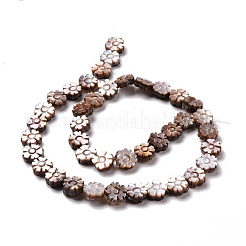 Natural Purple Shell Beads Strands&nbsp;SSHEL-G023-13B