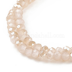 Electroplate Glass Beads Strands&nbsp;EGLA-J144-HR-C05