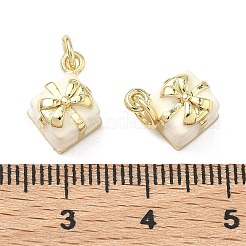 Brass Enamel Pendants&nbsp;KK-F933-18G-03