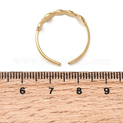 Flower 304 Stainless Steel Enamel Cuff Open Rings for Women&nbsp;RJEW-T033-01A