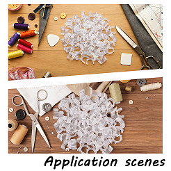 Plastic Bobbin Core Clip&nbsp;FIND-WH0521-203
