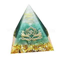 Natural Green Aventurine Orgonite Pyramids&nbsp;PW-WG91989-01