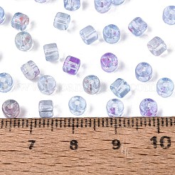 Transparent Colours Picasso Glass Beads&nbsp;SEED-Q039-05A-C03