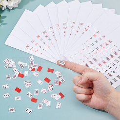 30Pcs Mini Paper Pokers&nbsp;AJEW-FH0006-32