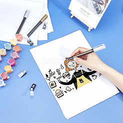 ポリエステルガーデンフラッグ  ホワイト  446x295mm  12個/セット&nbsp;DIY-GL0001-30