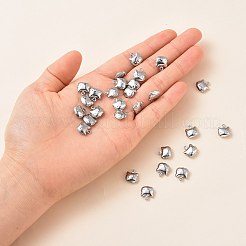 316ステンレススチールペンダント  猫の形  ステンレス鋼色  10x10x4mm  穴：1mm  50個/箱&nbsp;STAS-UN0012-55