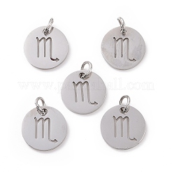Non-Tarnish 304 Stainless Steel Charms&nbsp;STAS-Q201-T445-8S