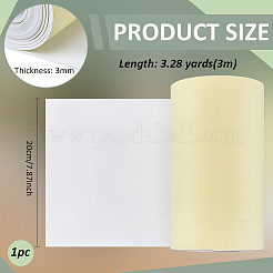 粘着性EVAフォーム生地  DIYクラフト  ホワイト  3000x200x3mm&nbsp;DIY-WH0888-148B-01
