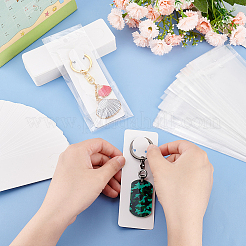 100Pcs Blank Paper Keychain Display Cards&nbsp;OPC-PH0001-34