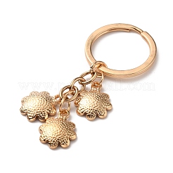 Cute Enamel Keychain&nbsp;KEYC-WH0025-048G-06