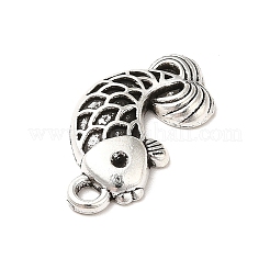 Tibetan Style Alloy Fish Pendants&nbsp;LS-PALLOY-M198-23AS