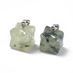 Natural Prehnite Pendants&nbsp;G-C002-02D