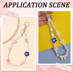 300Pcs Gradient Color Transparent Acrylic Beads&nbsp;OACR-SP0001-87