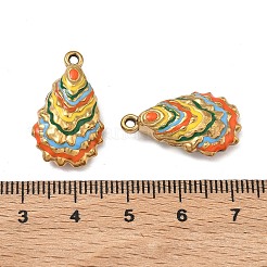 304 Stainless Steel Enamel Pendants&nbsp;STAS-F347-01G
