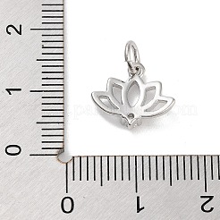 Rack Plating Brass Clear Cubic Zirconia Pendants&nbsp;KK-M293-11P