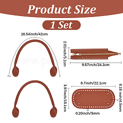 PU Leather Handbag Kits&nbsp;DIY-WH20076-15C