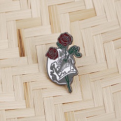 Halloween Black Alloy Enamel Brooches&nbsp;PW-WG10CA1-01